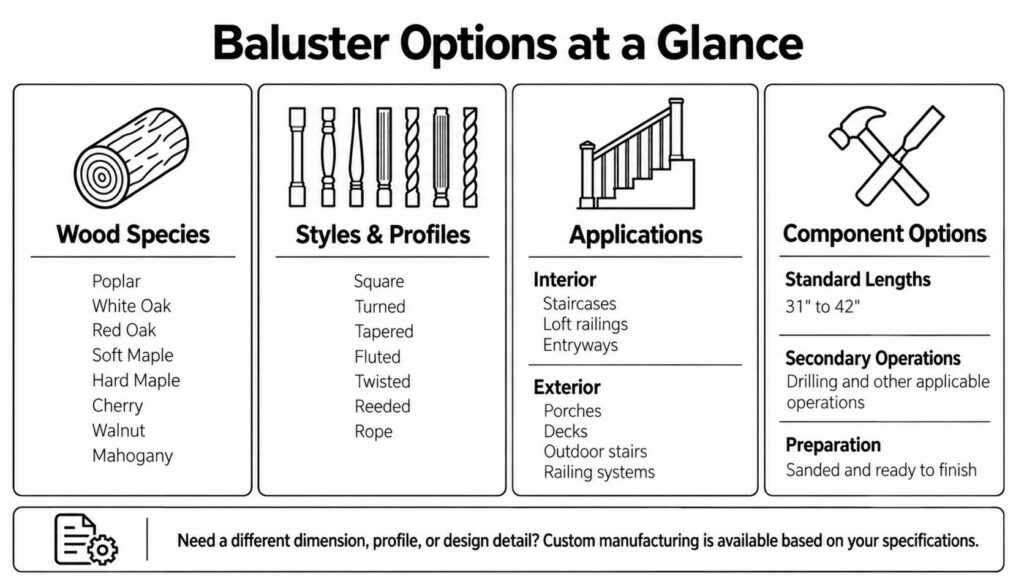 baluster options