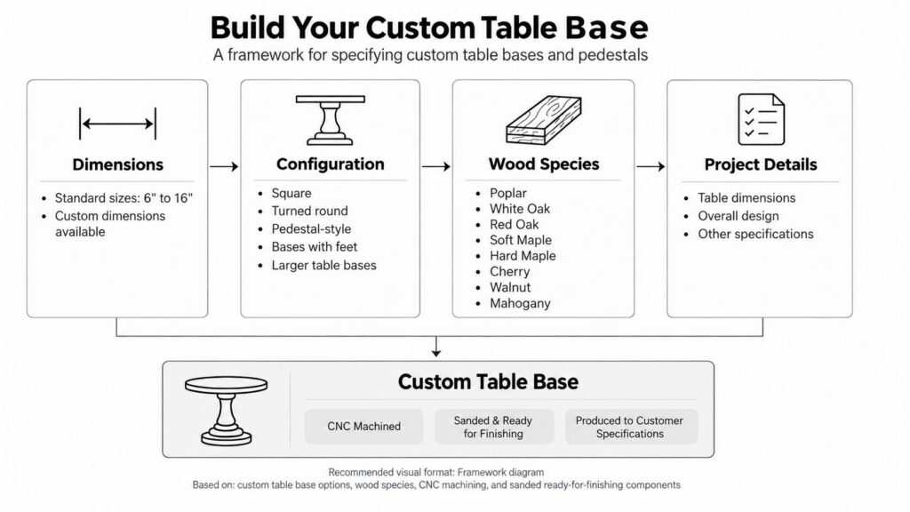 build your custom table base
